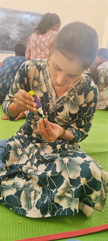 6 दिवसीय आर्टिफिशियल ज्वेलरी निर्माण विषय पर प्रशिक्षण  कार्यक्रम का आयोजन 