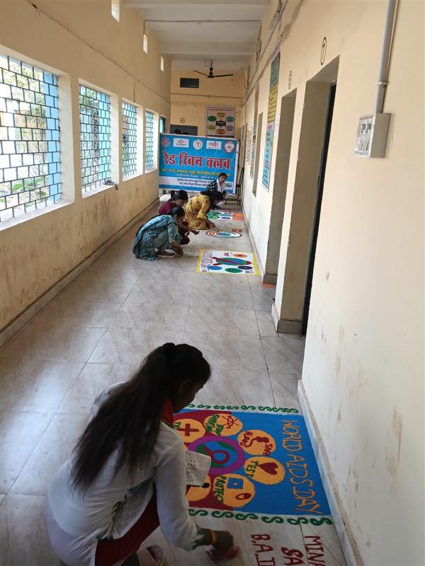 रेड रिबन  क्लब का वार्षिक अभिमुखीकरण और विश्व एड्स दिवस पर कार्यक्रमों का आयोजन 
